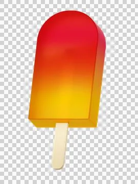 Colorful ice popsicle Stock Illustration