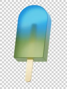 Colorful ice popsicle Stock Illustration