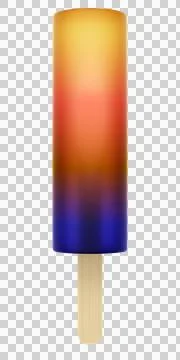 Colorful ice popsicle Stock Illustration