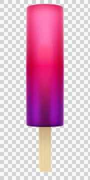 Colorful ice popsicle Stock Illustration