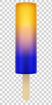 Colorful ice popsicle Stock Illustration
