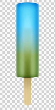 Colorful ice popsicle Stock Illustration