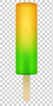 Colorful ice popsicle Stock Illustration