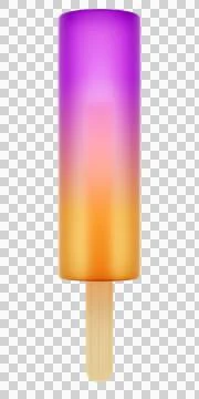 Colorful ice popsicle Stock Illustration