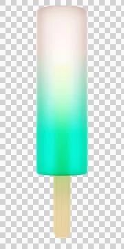 Colorful ice popsicle Stock Illustration