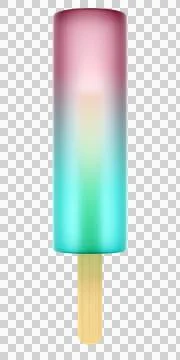 Colorful ice popsicle Stock Illustration