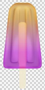 Colorful ice popsicle Illustrazione stock