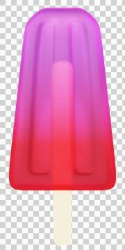 Colorful ice popsicle Stock Illustration