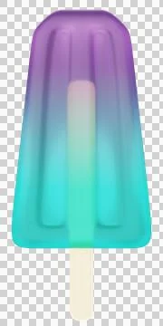 Colorful ice popsicle Stock Illustration