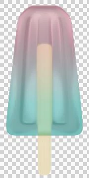 Colorful ice popsicle Stock Illustration
