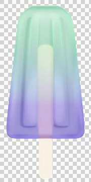 Colorful ice popsicle Stock Illustration