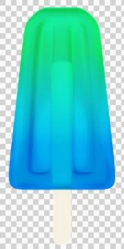 Colorful ice popsicle Stock Illustration