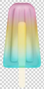 Colorful ice popsicle Stock Illustration