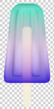 Colorful ice popsicle Stock Illustration
