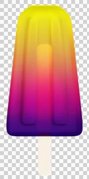 Colorful ice popsicle Stock Illustration