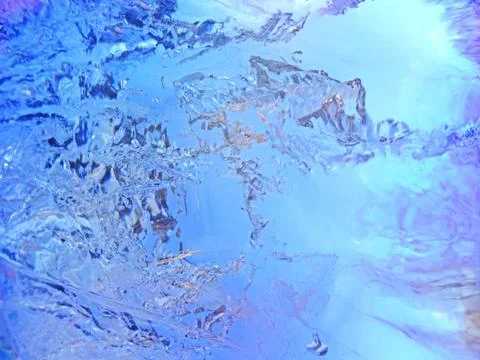 Colorful ice texture Foto stock