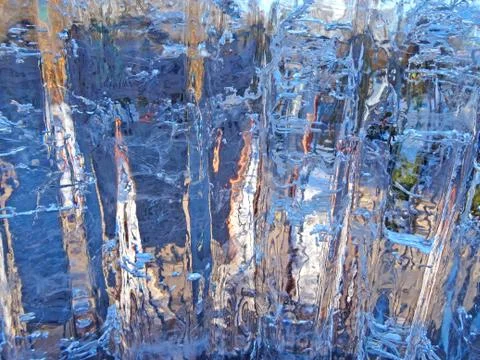 Colorful ice texture. 写真素材