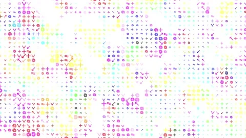 Colorful Icons Light 動画素材 157933859