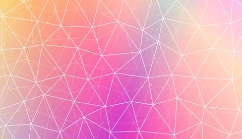Colorful illustration in abstract polygonal pattern with triangles style with イラスト素材