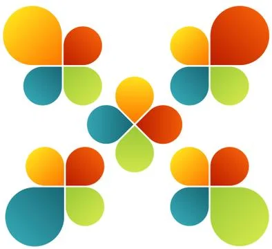 Colorful infographic elements Stock Illustration