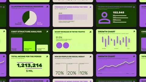 Colorful Infographics Stock After Effects