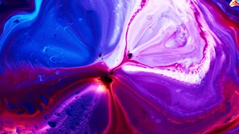 Colorful Ink Background Stock Footage 117103998