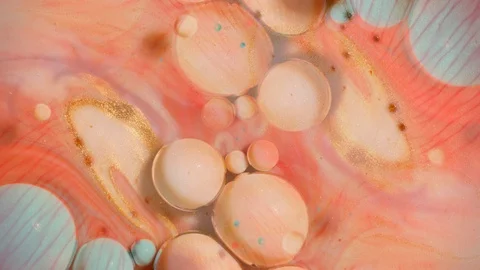 Colorful ink Bubbles. Stock-Footage 87354648