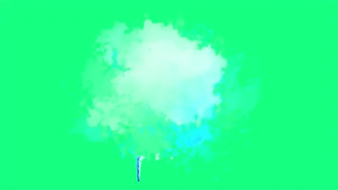 Colorful Ink Splatter Animation. Abstract Ink Brush Strokes. Stock Footage 219430860