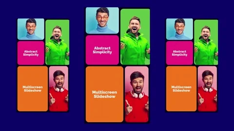 Colorful Instagram Multiscreen Slideshow Catálogo de After Effects