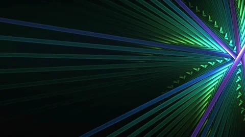 Colorful Intersected Sticks In Circular Motion Video stock 50367271