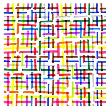 Colorful intersection dotted line pattern 스톡 일러스트