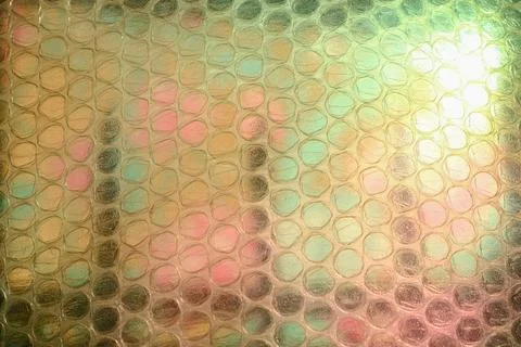 Colorful Iridescent Bubble Wrap Background Foto stock