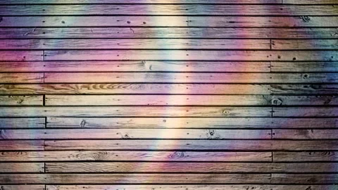 Colorful iridescent light diffraction creating a moving circular pattern on Stock Footage 314218867