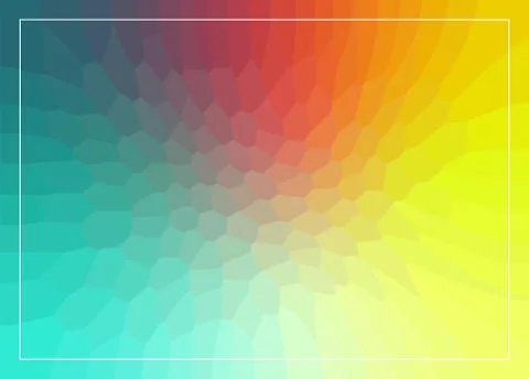 Colorful, irregular polygon background. Spectrum abstract background. Vector  Stock Illustration