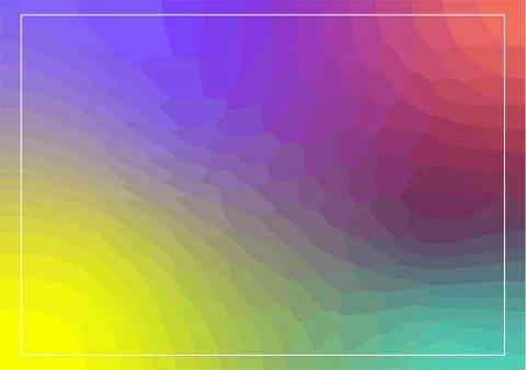 Colorful, irregular polygon background. Spectrum abstract background. Vector  イラスト素材