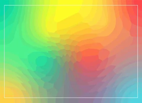 Colorful, irregular polygon background. Spectrum abstract background. Vector  イラスト素材