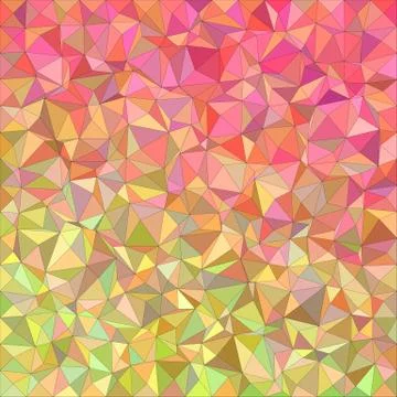 Colorful irregular triangle mosaic background Stock Illustration