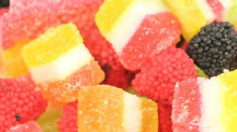 Colorful Jelly Cubes Background Stock Footage 11848862
