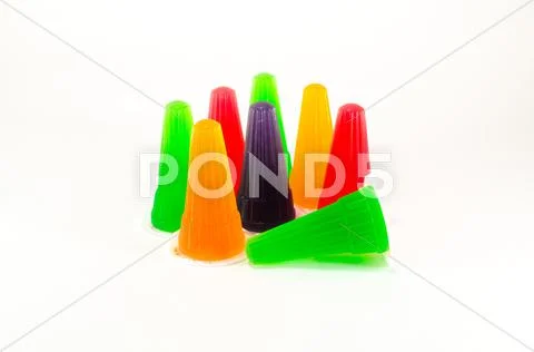 Colorful jelly Stock Photos