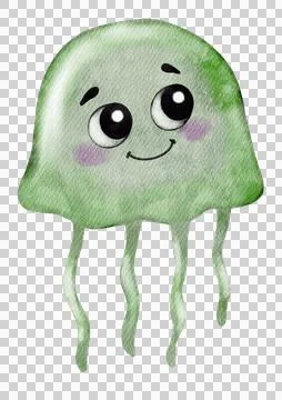 Colorful jellyfish pattern design suitable for textile and wrapping applica.. Stock Illustration