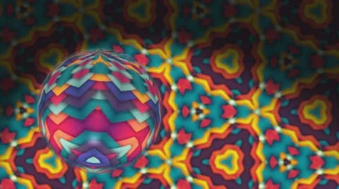 Colorful kaleido sphere Stock Footage 61093834