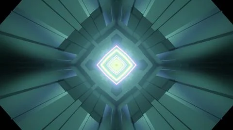 Colorful kaleidoscope diamond shape pattern background Stock Illustration