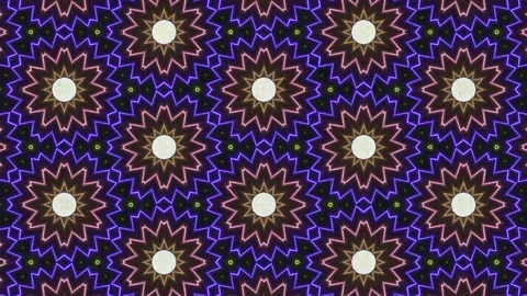 Colorful kaleidoscope glitter loopable background multicolor Stock Footage 106668614