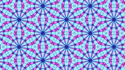 Colorful kaleidoscope glitter loopable background multicolor Stock Footage 106668623