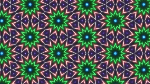 Colorful kaleidoscope glitter loopable background multicolor Stock Footage 106668630