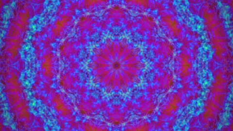 Colorful kaleidoscope pattern for vj loop and video Stock Footage 340542574