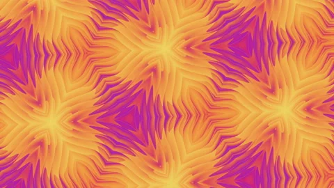 Colorful kaleidoscope rotating pattern digital animation multicolored hypnotic Stock Footage 131671705