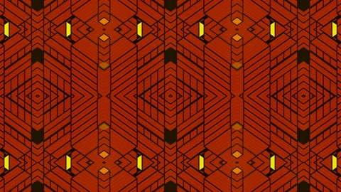 Colorful kaleidoscope VJ sequence pattern. 3d rendering loop animation. 4K, UHD Stock Footage 124966311