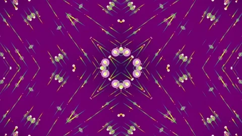Colorful Kaleidoscopic Abstract Background. Loop Stock Footage 73924647