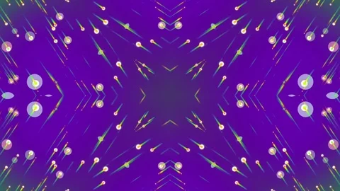 Colorful Kaleidoscopic Abstract Background. Loop Stock Footage 73931261